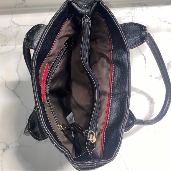 (*Free with purchase) Tommy Hilfiger Handbag Purse Brown Monogram for Women. - Picture 8 of 13